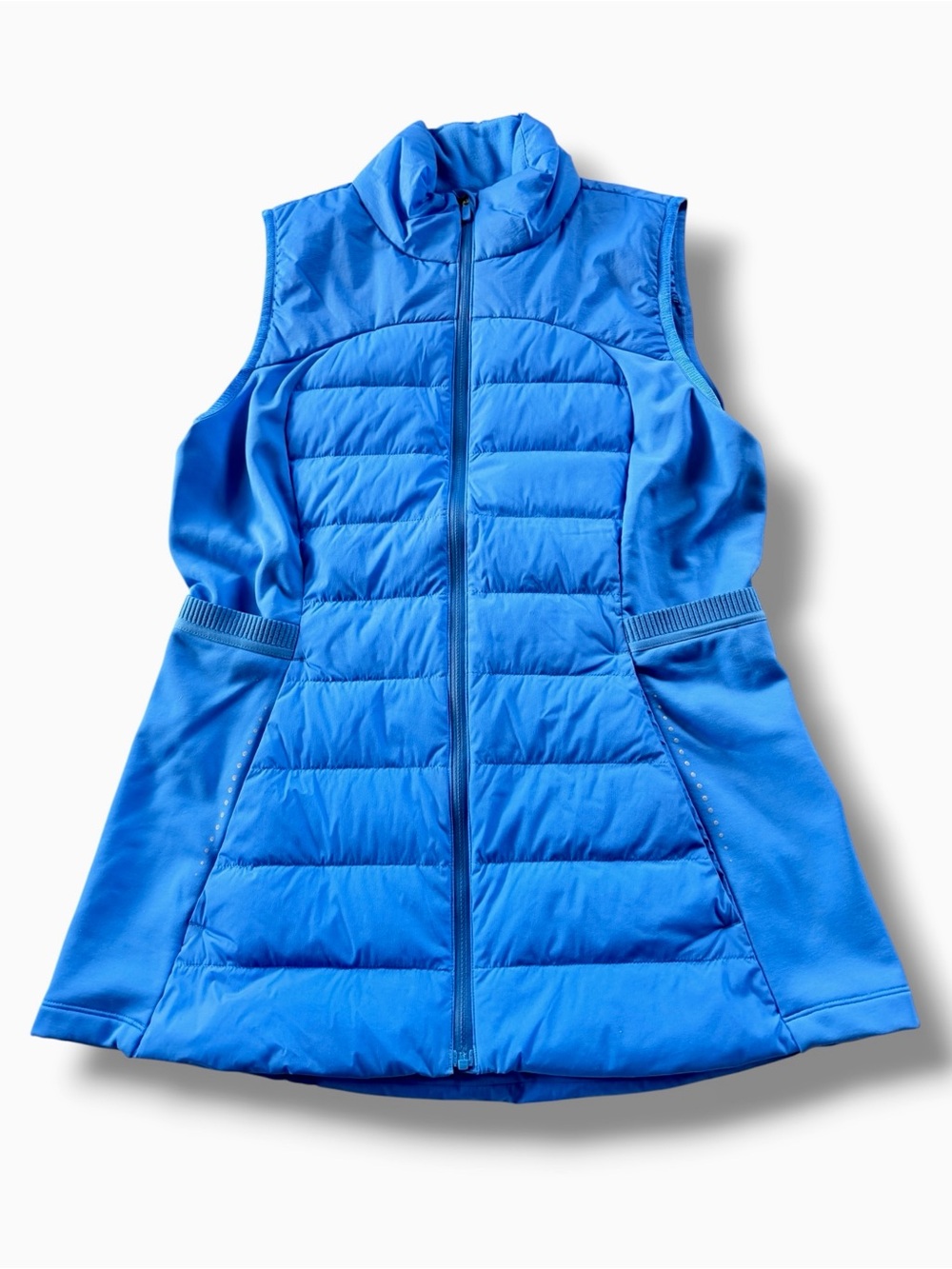 Lululemon Down for It All Vest in Pipe Dream Blue Size 8 - Picture 2 of 10